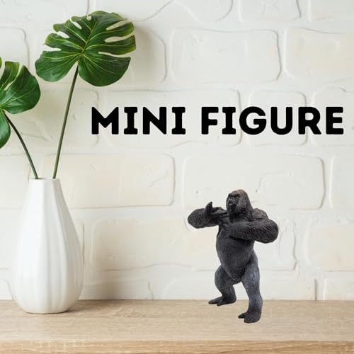 Image of FUNFOB Gorilla Kong Toy Mini Figure Height -12cm for Kids & Adults PVC Multicolour | Mini Gorilla