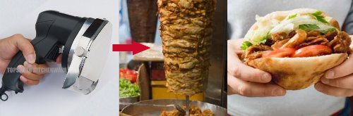 Kebab Cutter Doner Kebab Knife Slicer Electric Shawarma And Gyros Cutter 220V-240V By Iwinwin #TOP3