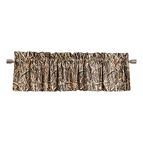 Visi-One Shadow Grass Blades Camouflage Valance 88" X 18'' Inches, Camo Valance Curtain For Bedroom, Kitchen, Living Room & Farmhouse, Perfect For Indoor & Outdoor Décor #TOP3