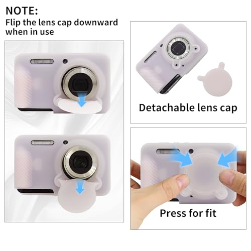 Funda de silicona para cámara Kodak PIXPRO FZ55 miniatura 4