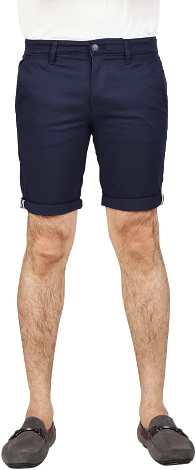 Soroor Slim Fit Chino Mens Shorts, Stylish Men's Shorts with Premium Stretch Cotton, Versatile Smart Casual Men Chino