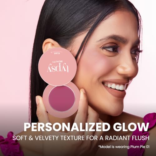 Image of Typsy Beauty Ph-antastic Color Adjusting Blush|PlumPie 01|Flawless Finish|Featherlight|Long Lasting|4g