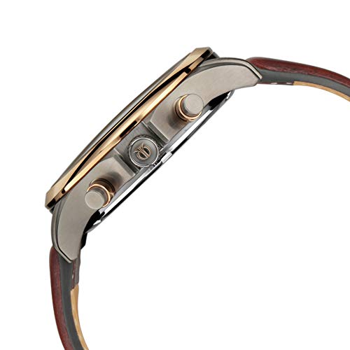 Titan-Mens-Maritime-Pro-Lateen-Sail-Chronograph-Green-Leather-Watch-NS1830KL02