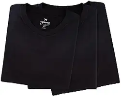 Kit Com 3 Camisetas Masculinas Básicas Slim Gola V