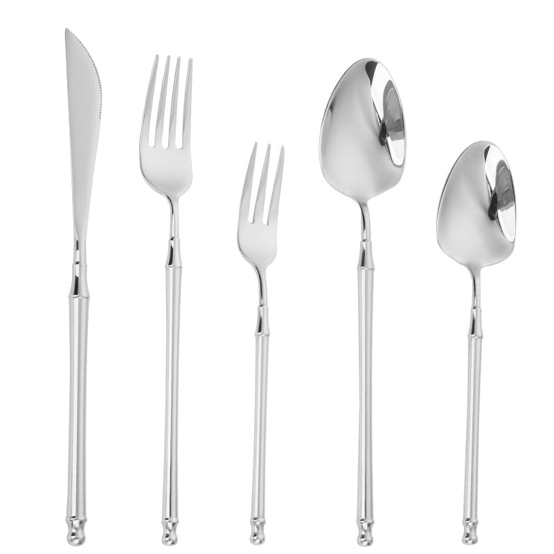 Set Cuchillos Cocina 60 Piezas Acero Inox Base