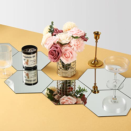 10-Pieces-Hexagonal-Mirror-Wall-Mirror-Glass-Mirror-Mirrors-Decor-for-Home-Bedroom-Living-Room