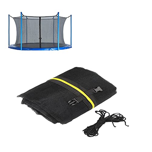 Reemplazo de Acolchado para trampolín, Red de Seguridad de Repuesto para Trampolines (Postes Rectos de 6, 8 y 12 Pulgadas, Marco Redondo, Postes curvos y Marco de Anillo Superior, transpirab