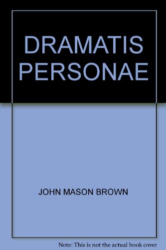 DRAMATIS PERSONAE B000RZ8Y9C Book Cover