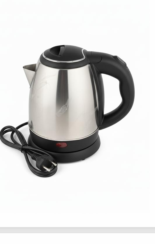 Electric Kettle, Stainless Steel, 1.8L, Cordless, Fast Boiling, Black Handle-image-48