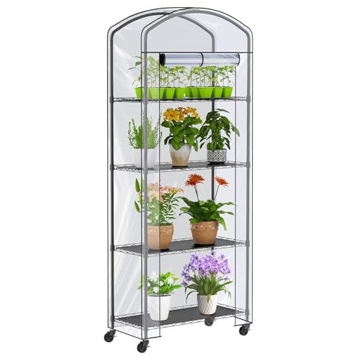 Abimars 4-Tier Rolling Greenhouse