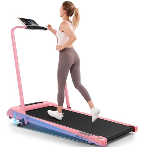 ANCHEER caminadora plegable con inclinación y Bluetooth