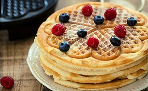 Waffeleisen | 1000 Watt | Waffelautomat für Herzwaffeln | Wafflemaker | Paninigrill | Waffeltoaster | Waffle Maker… – Bild 8