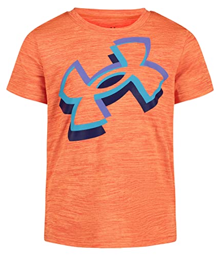 Image of Under Armour Boys Short Sleeve Logo Graphic T-Shirt, Lightweight & Breathable, Relaxed Fit