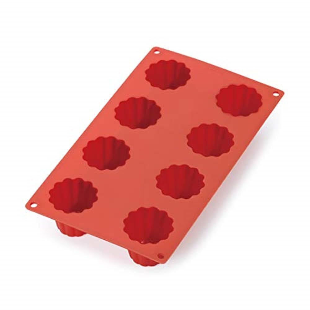 Lékué Molde Repostería muffins, silicona platino Rojo, 6 cavidades — view 8