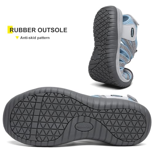 Dannto Women's Closed Toe Hiking Sandals Walking Water Sandal Comfort Athletic Sport Outdoor Sandals4