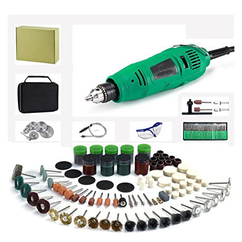 QAIXAG 260W Mini Electric Drill Engraver Rotary Tool Polishing Machine Power Tool 5Variable Speed Engraving Pen With Accessories (Color : TX1, Size : 1 set)