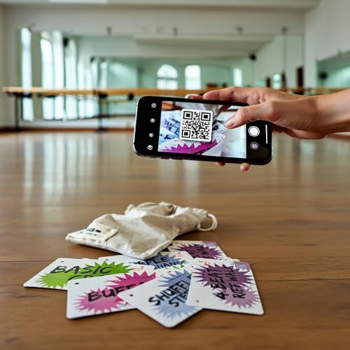 Kit de claqué TAPEAMELO con 34 tarjetas didácticas y vídeos QR para profesores de ritmo 2