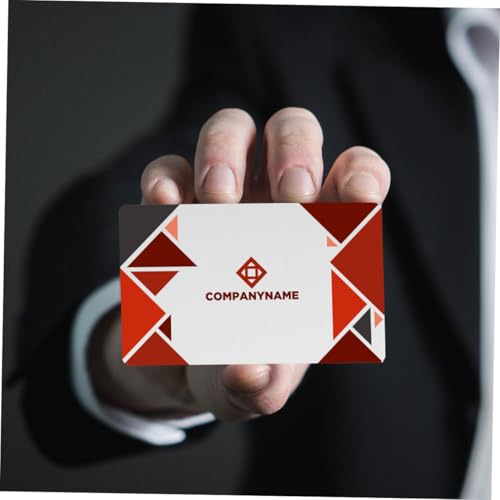 Tarjetas de visita metálicas de aluminio de 0.21 mm, 50 piezas para presentaciones de impacto 4