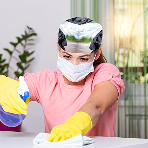 Chapeaux bouffants respirants avec bandeau anti-transpiration intégré - 5