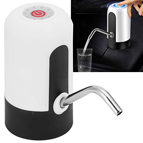 Distributore d'acqua per bottiglia da 5 galloni, Pompa dell'acqua portatile Pompa dell'acqua elettrica Dispenser di raffreddamento dell'acqua Pompa dell'erogatore dell'acqua per (Bianco)