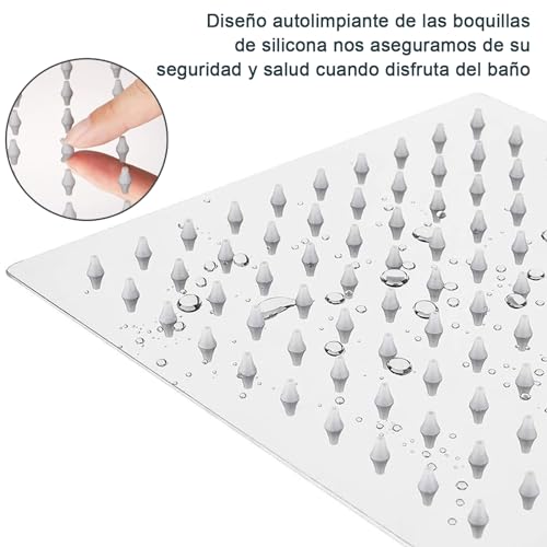 El mejor review de Regaderas para baño cuadradas que puedes comprar esta semana. 29 Imagen adicional