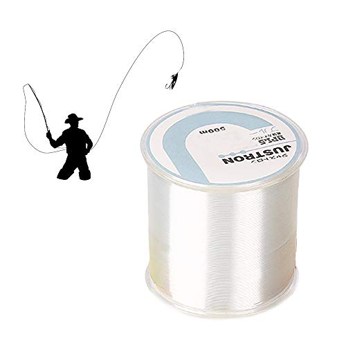 Bobine De Fil De Pêche Nylon Transparent 0.3 Mm – 17 Lb / 8 Kg, Très Résistant Et Invisible