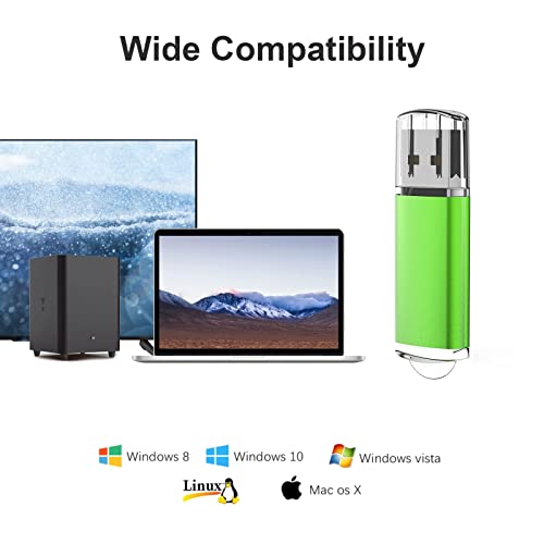 Clé USB 2.0 8 Go lot de 5 pour ne plus jamais perdre vos documents de travail