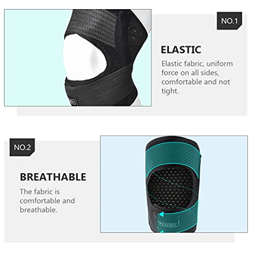 DOITOOL Knee Brace Suporte Elástico Joelho Joelheira Esportes Respirável Ginásio Joelho Manga para a