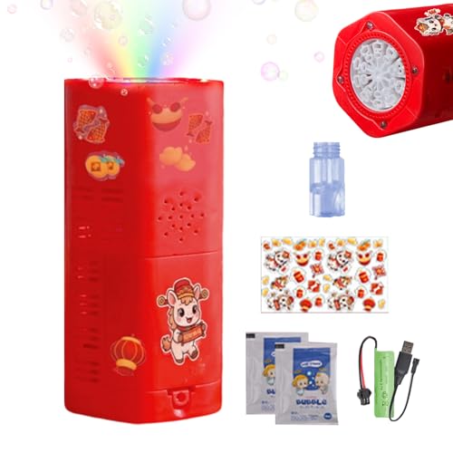 Máquina De Burbujas Recargable - Soplador De Burbujas | Juguetes para La Bañera Y La Ducha: para Fiestas De Cumpleaños Infantiles | Noche De Hogueras De Bodas - Año Nuevo Chino | Bengalas Automáticas