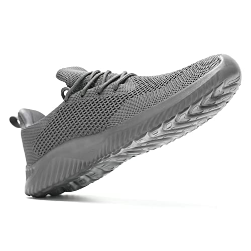 Image of Wrezatro Men's Slip on Walking Shoes Ultra Light Breathable Non Slip Running Shoes Casual Fashion Sneakers Mesh Workout Sports