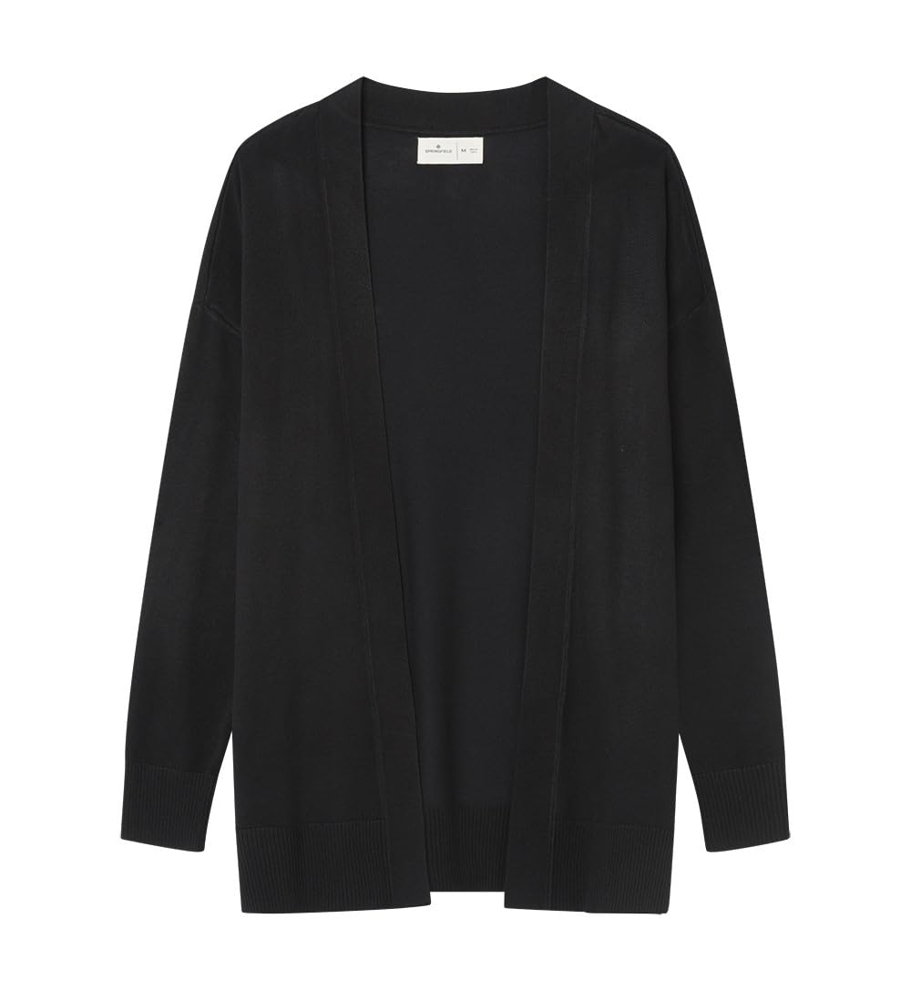 SPRINGFIELD Women's Knitted Sweater, Black Standard, XS