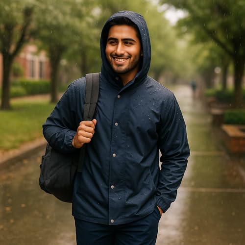 Image of Unox Rain Coat for Men waterproof, Unisex Raincoat for Women waterproof with Pant Set suitable for Men, Women, Boys & Girls Adjustable Top and Bottom Rain Coat