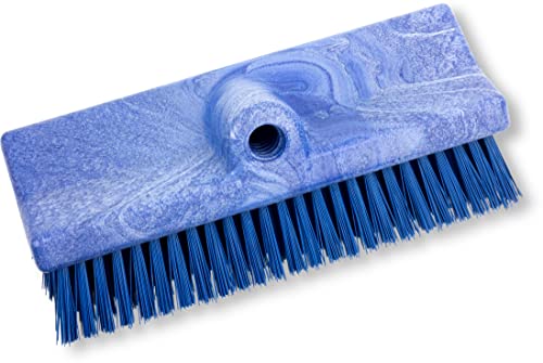 Image of SPARTA 40423EC14 Plastic Floor Scrub Brush, Wall Brush, Equipment Brush With Nonabsorbent Bristles For Industrial Kitchens, Hospitals, Commercial Cleaning, 10 Inches, Blue