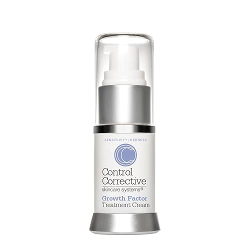 CONTROL CORRECTIVE Crema de tratamiento para factor de crecimiento, 0.5 onzas, una elegante crema facial para calmar la piel después de pelar,