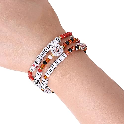 Foco BRNF3PKFR Cincinnati Bengals Nfl 3 Pack Team Friendship Bracelet thumb #3