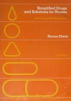 Simplified Drugs and Solutions for Nurses, Including Mathematics 0801624673 Book Cover