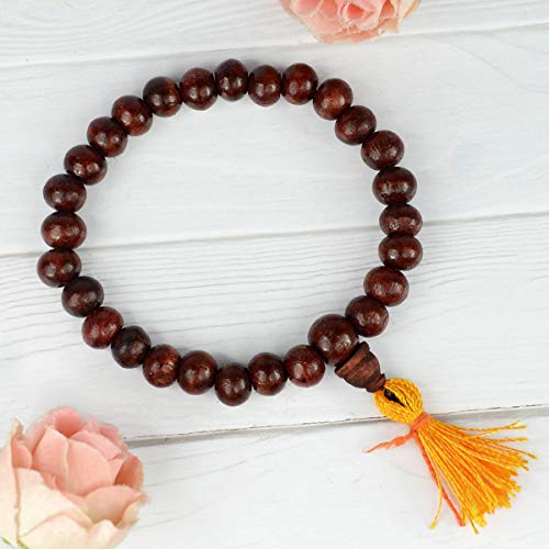 Image of Reiki Crystal Products Natural Crystal Stone 8 mm Round Bead Bracelet for Men & Women | Stretchable Gemstone Bracelet for Meditation, Yoga, Reiki & Daily Wear