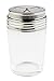 Produktbild APS 774 Multistreuer, Transparenter Puderzuckerstreuer mit Edelstahldeckel, Gewürzstreuer, Zuckerstreuer, Streuer aus Glas, 7 x 7 cm, 12 cm Höhe