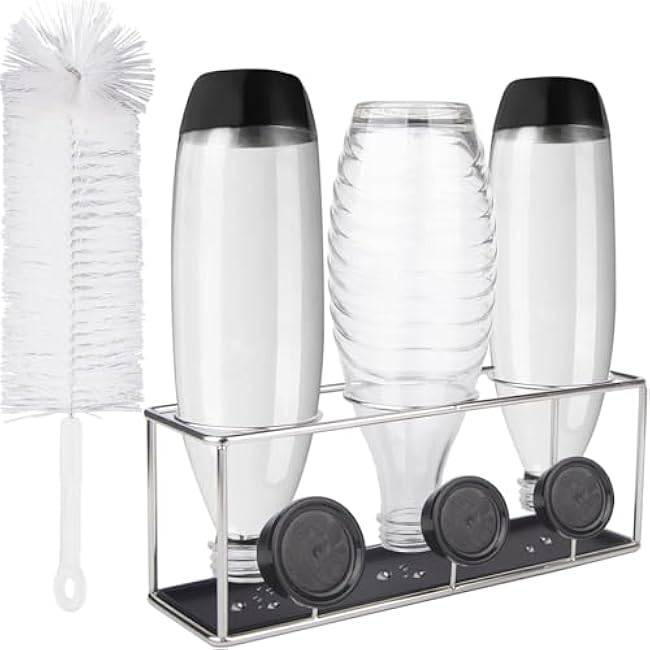 Bottle Drying Rack for SodaStream Slim Bottles & Glass Carafes