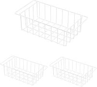 Vista 9 de Cestas de Alambre para Congelador, Organizadores de Almacenamiento para Cocina para Congeladores de Cofre y Verticales, Contenedores Divisores