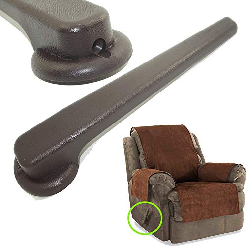 AUXPhome Universal Brown Plastic Sofa Chair Recliner Release Pull Handle Replacement Parts, 5/8