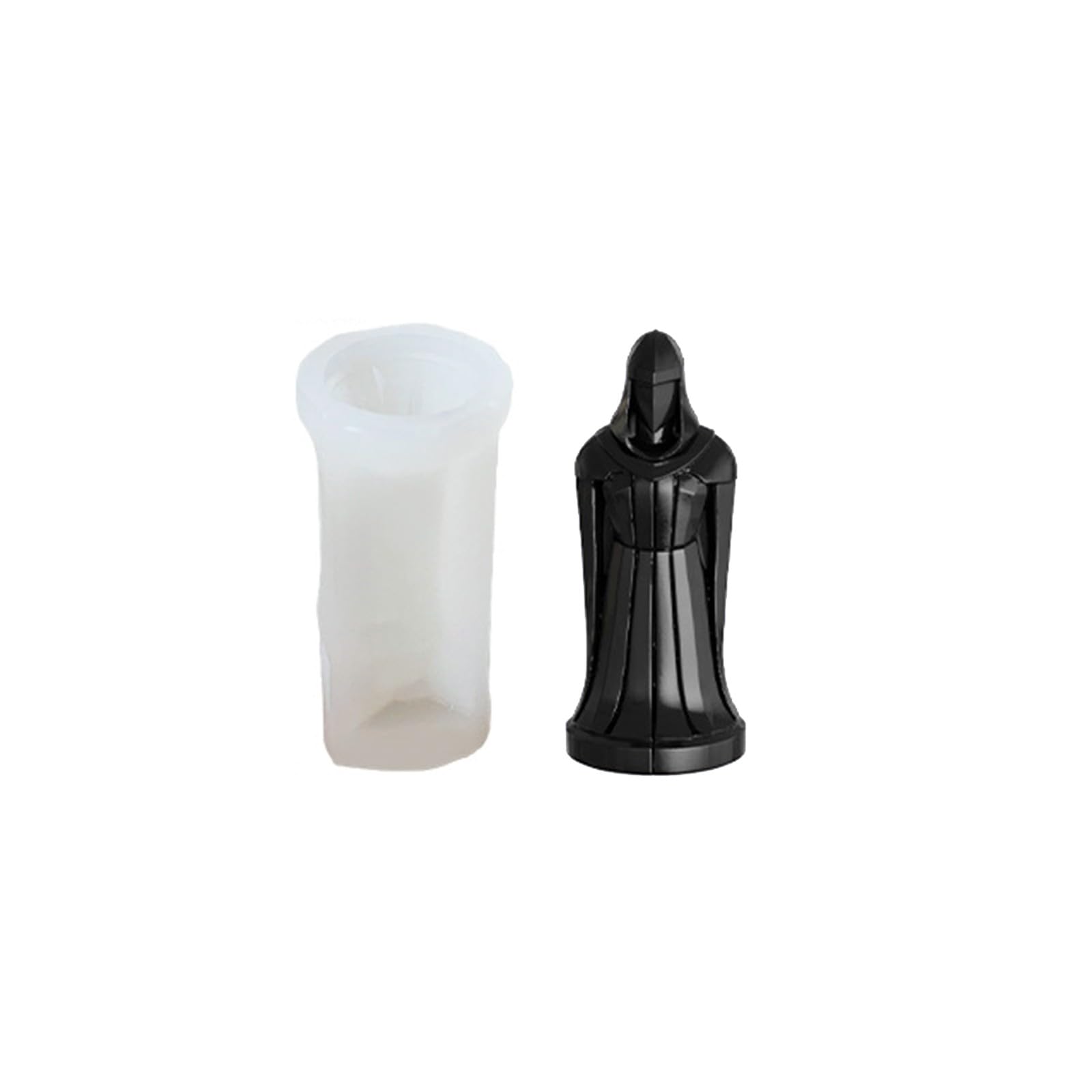 Oxxggkao 3D Chess Molds for Hand Craft Food Grade Silicone Construction Perfect for Making Chocolate and Plasters Projects Chess Shaped Silicone Mold