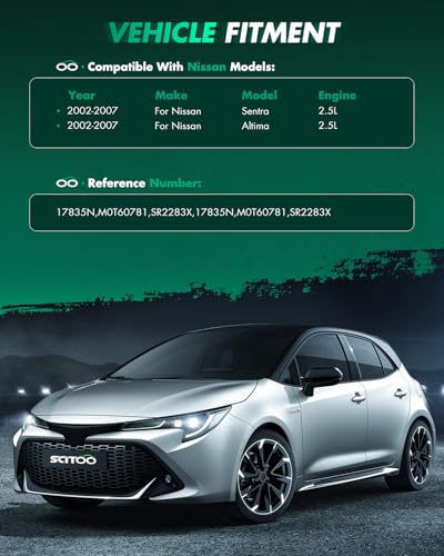 Image of SCITOO Starters M0T60781 SR2283X 17835N fit for Nissan Altima 2002-2007 Sentra 2002-2006 2.5L w /A