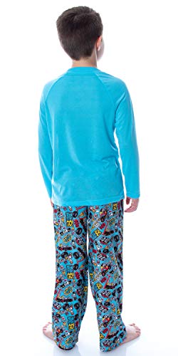 DC Comics Boy's Teen Titans Go! Chill 2-Piece Raglan And Pants Pajamas Set4