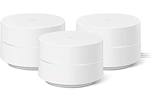 Google WiFi Mesh Wifi System - Covers Up to 4500 Square Feet, Pack of 3