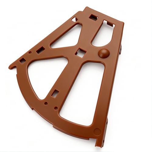 BonVache Chaussurette étroite, casier à Chaussures à 2 Volets pour Couloir, Brun Clair