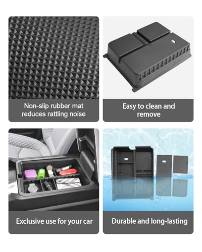 Image of CDEFG Center Console Organizer Compatible with 2023-2025 Honda Pilot /2024-2026 Ridgeline /2024-2026 Passport Accessories Middle Console Organizer Armrest Tray Storage Box