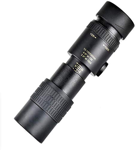 Binoculares portátiles Alta Potencia, monoculares con Zoom 4K, Bolsillo, compatibles con Smartphones para Tomar fotografías 10 a 30 fps, Incluye Clip para cámara y Soporte Triangular.