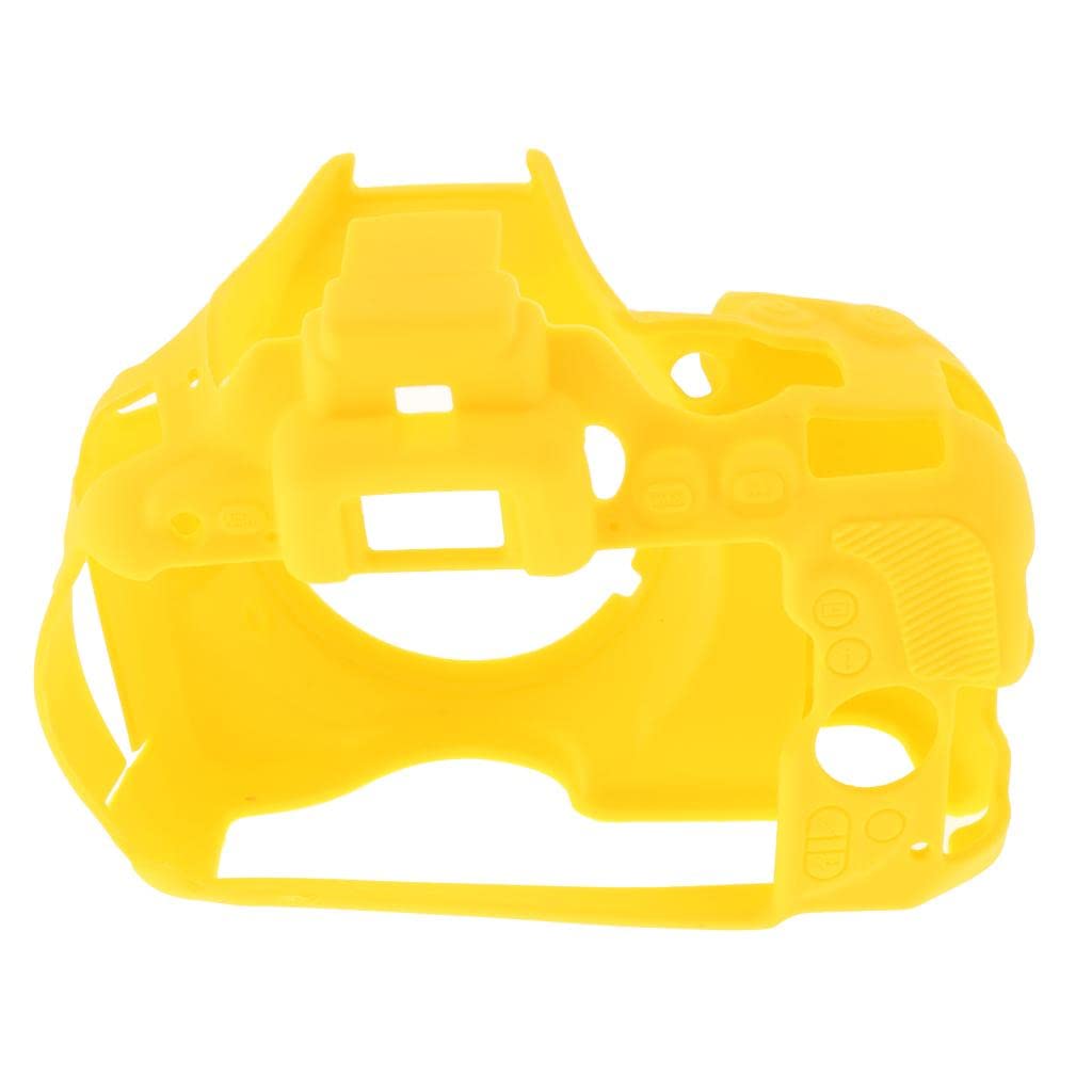 Gel Protective Camera Housing Case Skin Cover for Nikon D5500 D5600 Yellow-image-44