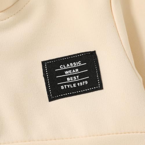 Image of YOUNGER STAR Toddler Baby Boy Girl Clothes Fall Winter Outfits Long Sleeve Hoodie Sweatshirt Sweat Pants Cotton Sweatsuits